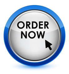 Order now crystal blue round button