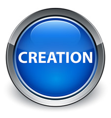 Creation optimum blue round button
