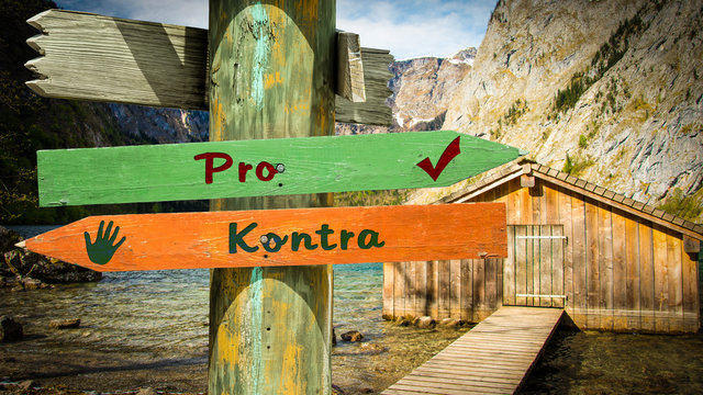 Schild 353 - Kontra