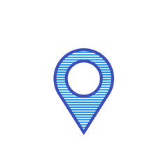 map pointer, location related logo icon