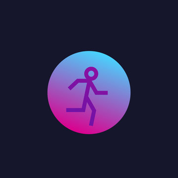 Pedometer Vector Icon