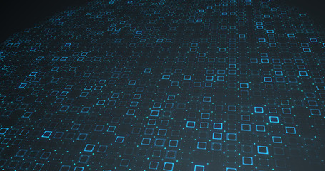 Abstract shape background. 3D rendering