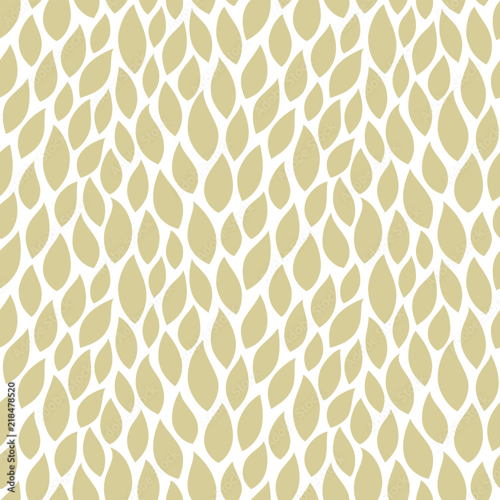 Poster vector pattern with golden leaves. seamless pattern.