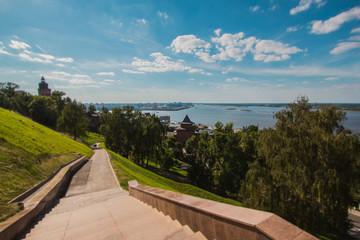 The Volga River in Nizhny Novgorod