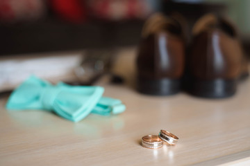 Wedding details. Groom accessories