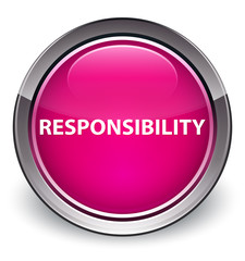 Responsibility optimum pink round button