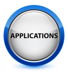 Applications crystal blue round button