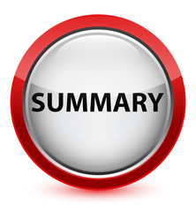 Summary crystal red round button