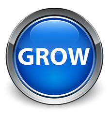 Grow optimum blue round button