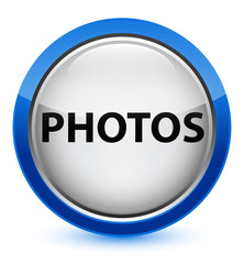 Photos crystal blue round button