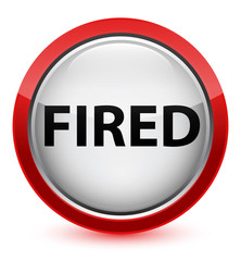 Fired crystal red round button