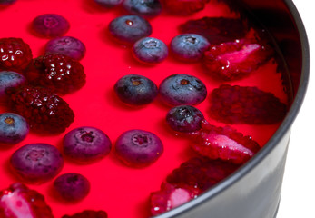 Cheesecake with wild berries