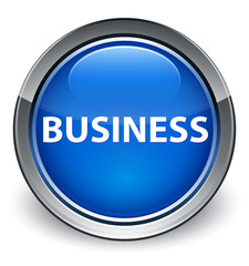 Business optimum blue round button