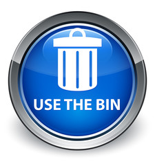 Use the bin (trash icon) optimum blue round button