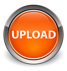 Upload optimum orange round button