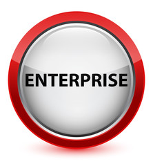 Enterprise crystal red round button