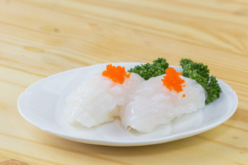 Tako sushi , Sushi Nigiri, Tako, Octopus	