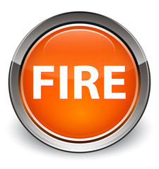 Fire optimum orange round button