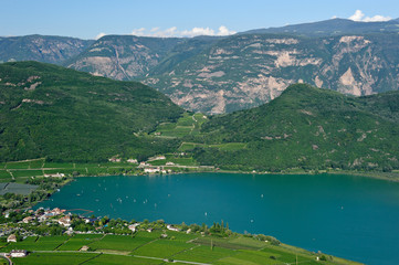 Kalterer See in Südtirol