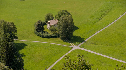 Cruce de caminos en Alemania