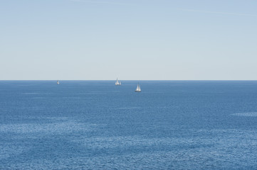 Obraz premium Das Boot und das Meer