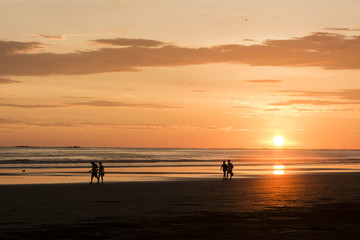 Fototapeta premium Sonnenuntergang am Meer