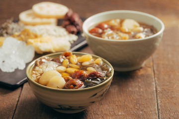 Ching bo leung - asian sweet dessert can be found easily by the street in Chinatown.