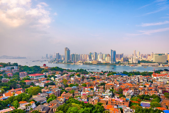 Xiamen, China Skyline