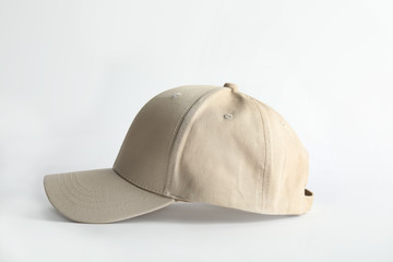 Baseball cap on white background. Mock up for design