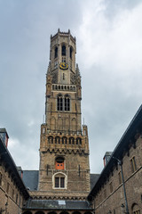 Fototapeta na wymiar Belfry of Bruges, Belgium
