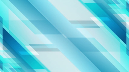 Obraz premium Light blue geometric technology background