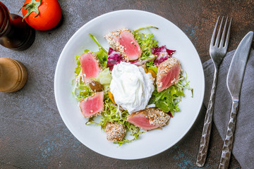 Nicoise with tuna