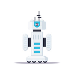 flat style robot icon