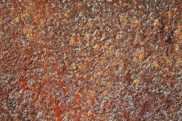 Old rusty sheet of iron. Close-up. Background. Texture.