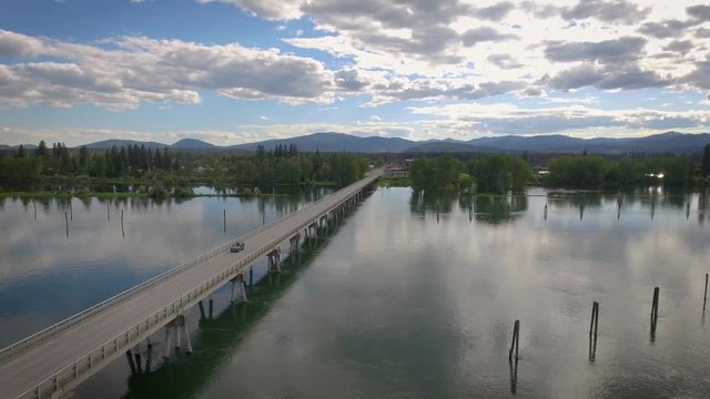 River bridge aerial 008