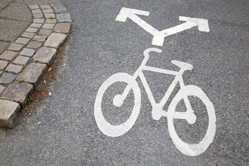 Bike Path Sign, Malmo