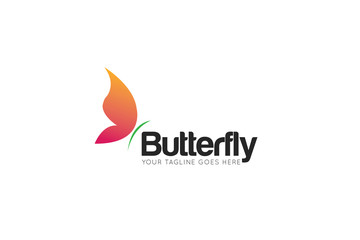 butterfly logo and icon Vector design Template. Vector Illustrator Eps.10