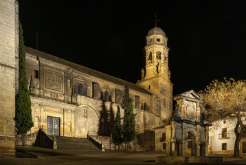 Fototapeta na wymiar Renaissance Cathedral of the Nativity of Our Lady in Baeza, Jaen, Spain.