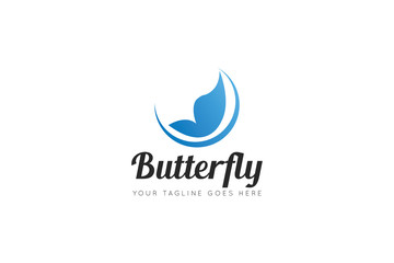 butterfly logo and icon Vector design Template. Vector Illustrator Eps.10