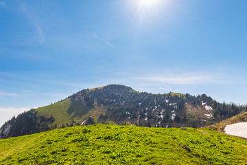 Obraz premium Summit of Mountain Hochgern