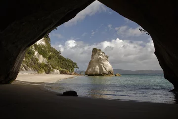 Washable wall murals Cathedral Cove Cathedral cove Nouvelle Zélande