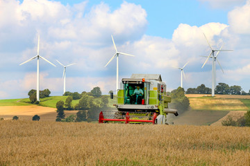 Obraz premium Getreideernte