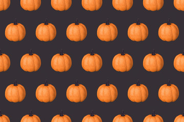 Halloween holiday background with glitter pumpkin decor