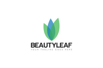 leaf logo and icon Vector design Template