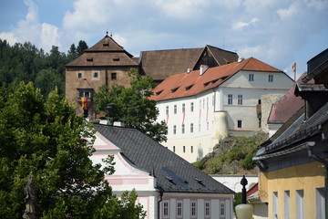Fototapeta na wymiar Burg in Becov nad Teplou