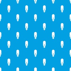 Light bulb pattern repeat seamless in blue color for any design. Vector geometric illustration