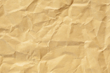 Crumpled Brown Paper Background