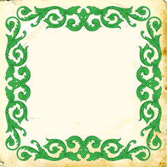 Vector baroque of vintage elements for design. 