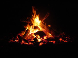 fire, flame, fire, night