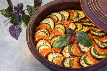 Vegetable ratatouille.